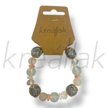 Szürke márvány karkötő