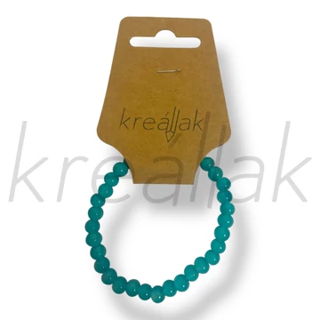 Türkizzöld gyöngyös karkötő