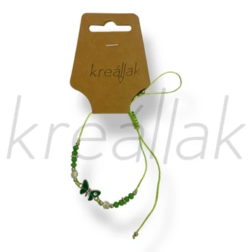 Zöld lepke karkötő