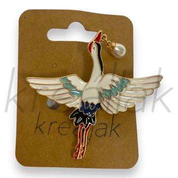 Bross - Gólyás kitűző