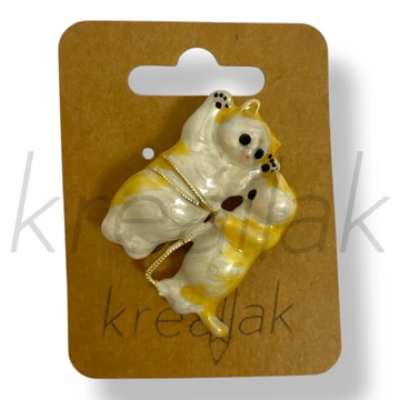 Páros cica kitűző