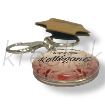 A legjobb kolleganő kulcstartó
