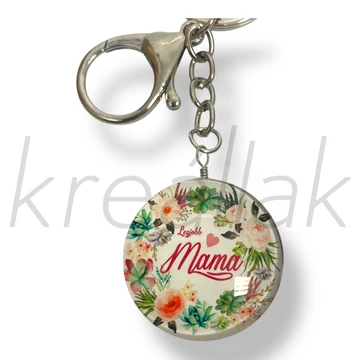 A legjobb mama kulcstartó