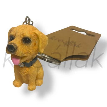 Kutya figura kulcstartó