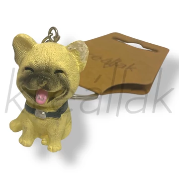 Kutya figura kulcstartó