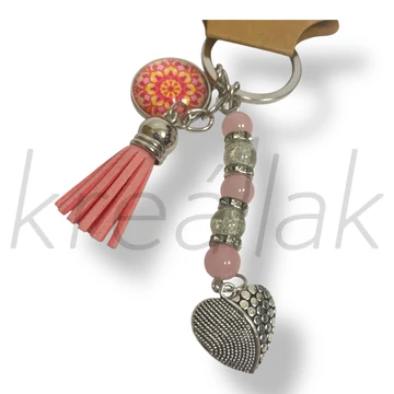 Lazac mandala kulcstartó