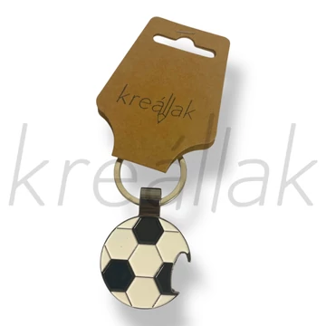 Focilabdás kulcstartó