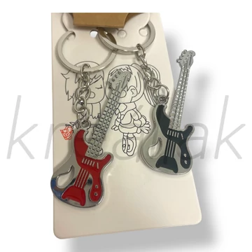 Gitár barátság kulcstartó