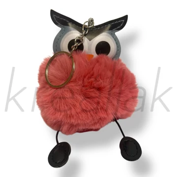 Mályva bagoly kulcstartó