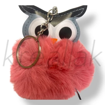 Mályva bagoly kulcstartó