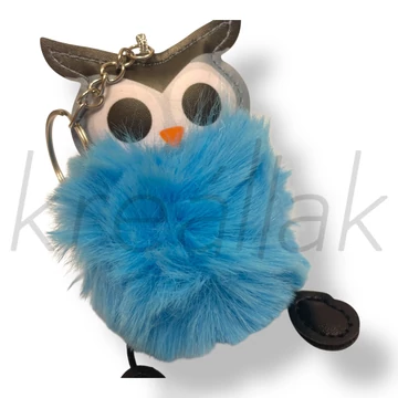 Kék bagyoly kulcstartó