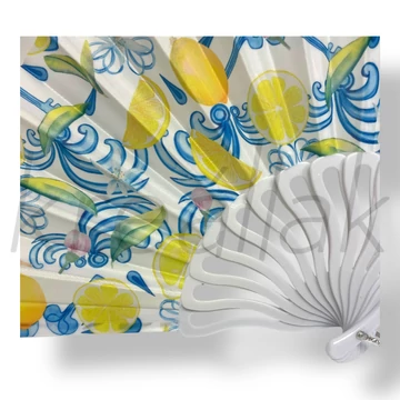 Kék citromos legyező