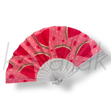 Pink dinnyés legyező