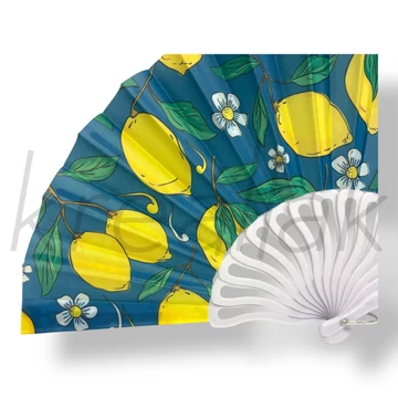 Sötétkék citromos legyező