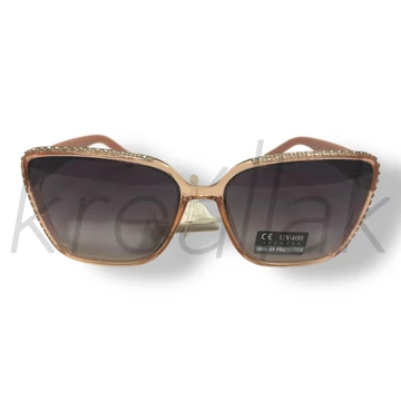 Átlátszó keretes köves napszemüveg