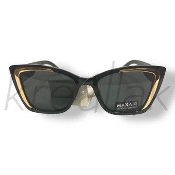 Fekete-arany keretes napszemüveg