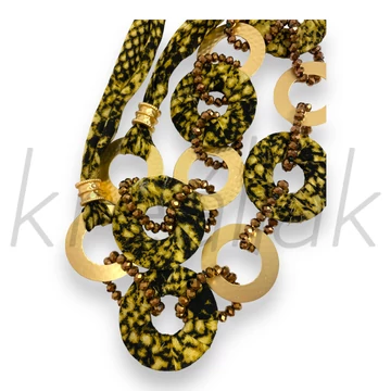 Nyaklánc - Kígyómintás arany nyaklánc