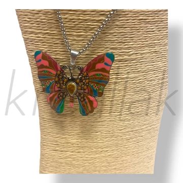 Színes lepke nyaklánc