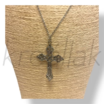 Ezüst kereszt nyaklánc