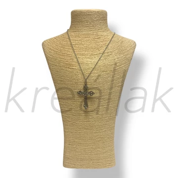 Ezüst kereszt nyaklánc