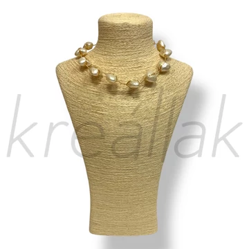 Szív gyöngyös nyaklánc