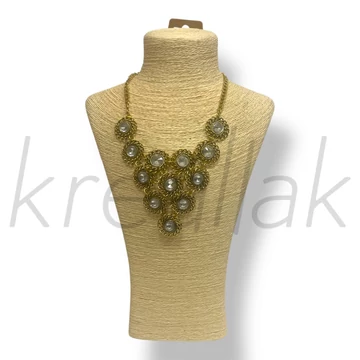 Arany színű köves nyaklánc 