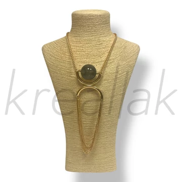 Szürke golyó nyaklánc