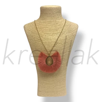 Korall bojtos nyaklánc