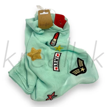 Sálak és Kendők - Rúzsos sál menta