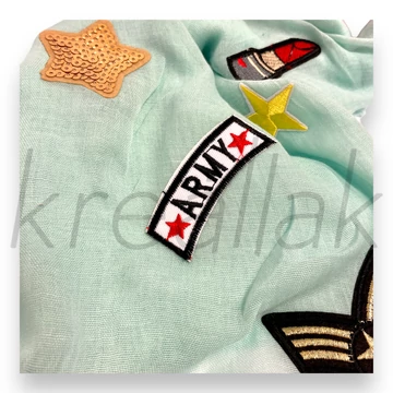 Sálak és Kendők - Rúzsos sál menta