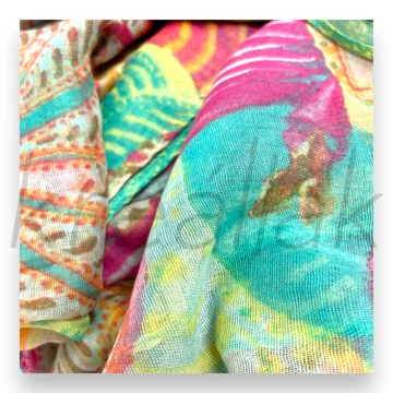 Sálak és Kendők - Mintás sál vegyes szín