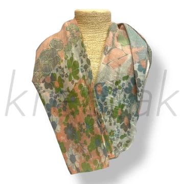 Barack virágos kendő