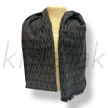 Fekete kétoldalas férfi sál