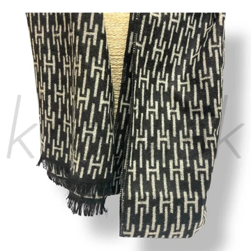 Fekete kétoldalas férfi sál 