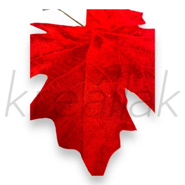 Piros bársony levél 