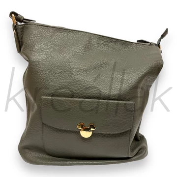 Válltáska - Sötétszürke műbőr válltáska