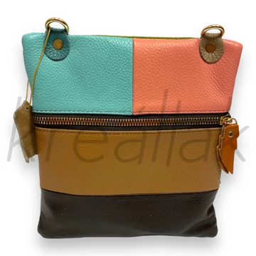 Válltáska - Színes bőr válltáska
