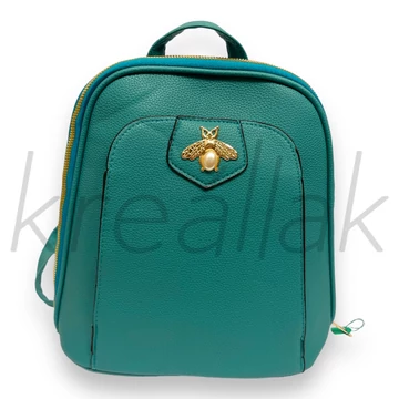 Hátitáska - Türkízkék méhecskék hátitáska