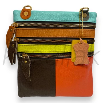 Válltáska - Színes valódi bőr válltáska