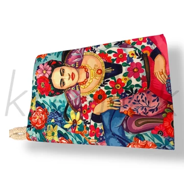 Frida Khalo színes strandtáska
