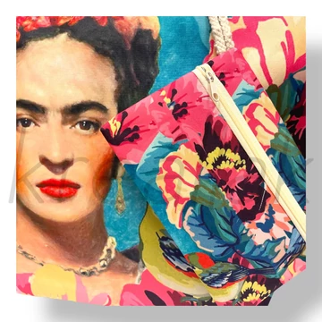 Pink Frida Khalo strandtáska 