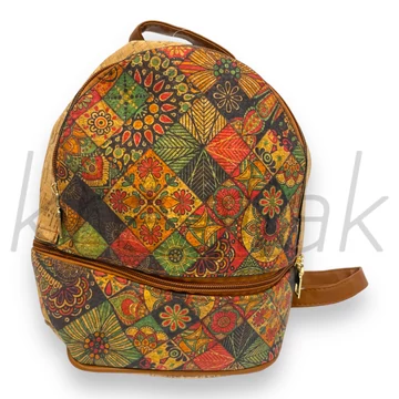 Hátitáska - Parafa hátitáska mintás