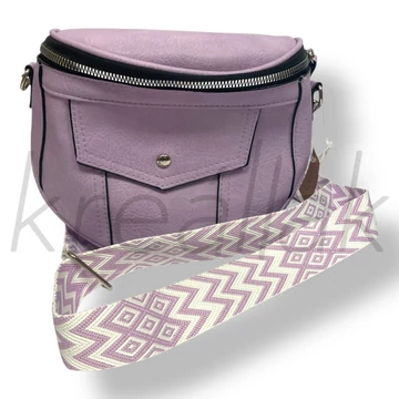 Levendula színű válltáska