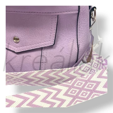 Levendula színű válltáska