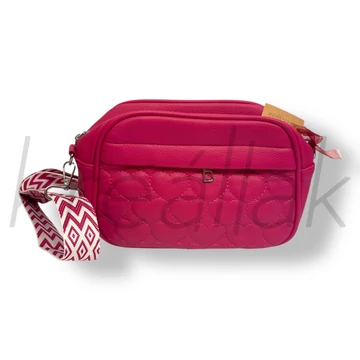 Pink szives válltáska