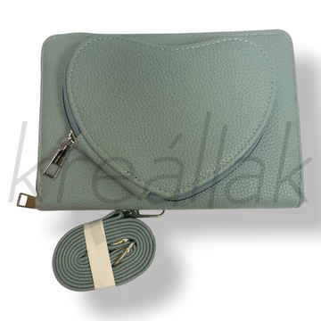 Ceruza kék szív táska 