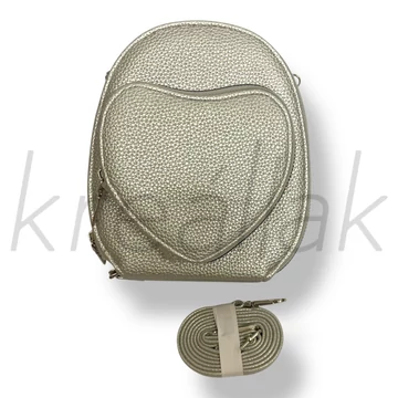 Ezüst szív válltáska