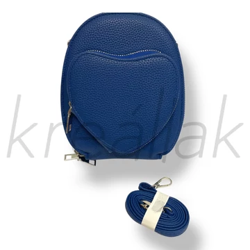 Királykék szív válltáska