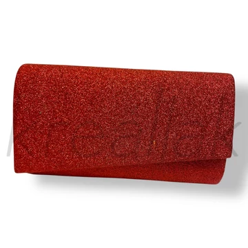 Piros csillámos táska 