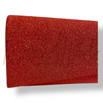 Piros csillámos táska 